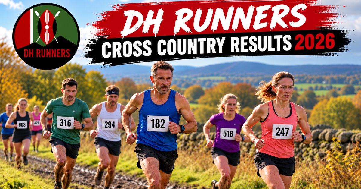 Runners taking part in cross country